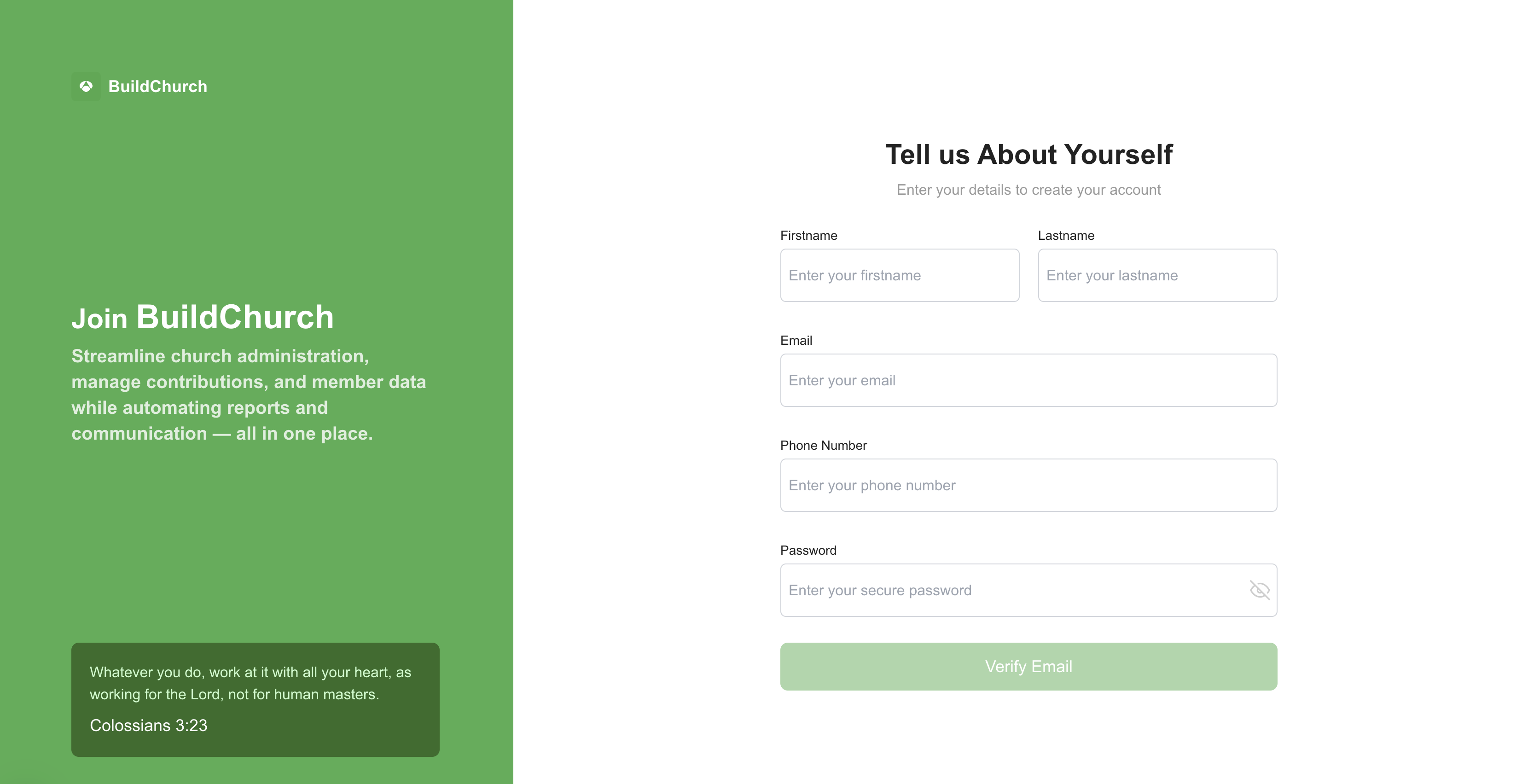 signup